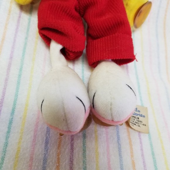 Vintage 1987 Roger Rabbit Disneyland Window Cling Plush w/ Tags Walt Disney - Picture 5 of 10